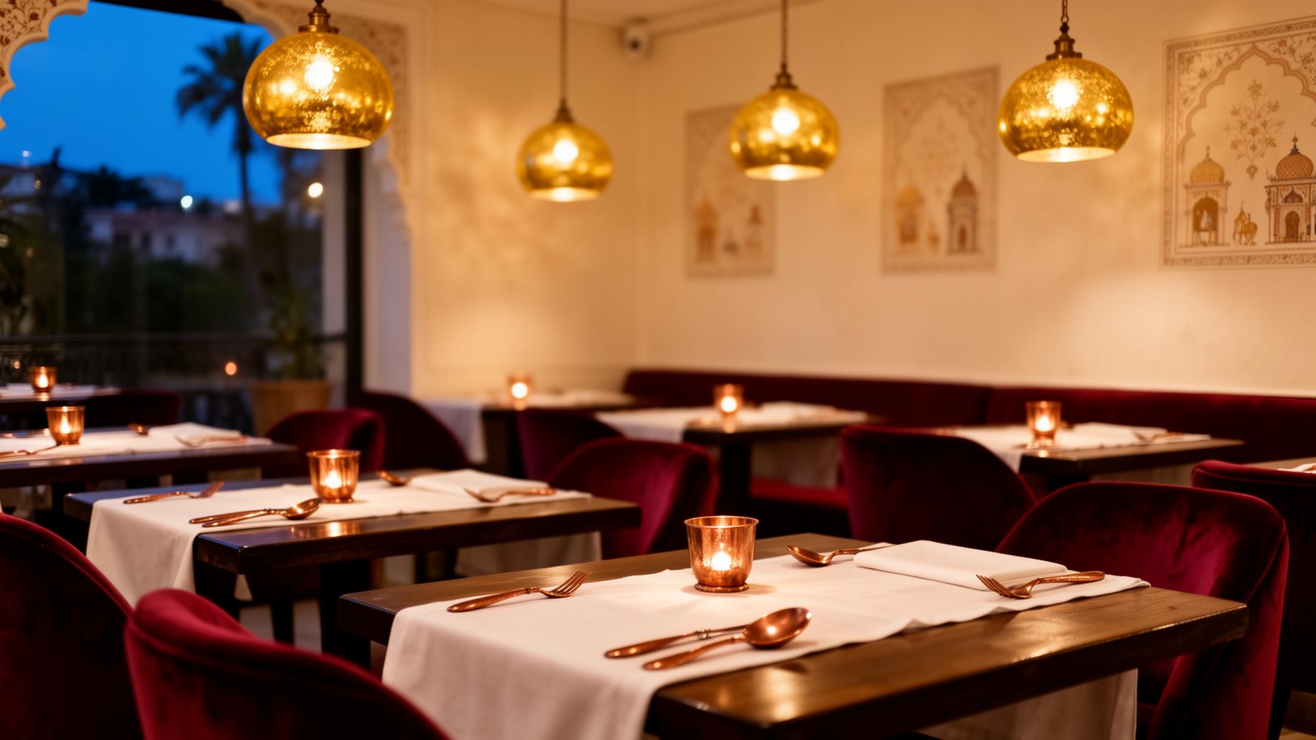 Sabor India dining room